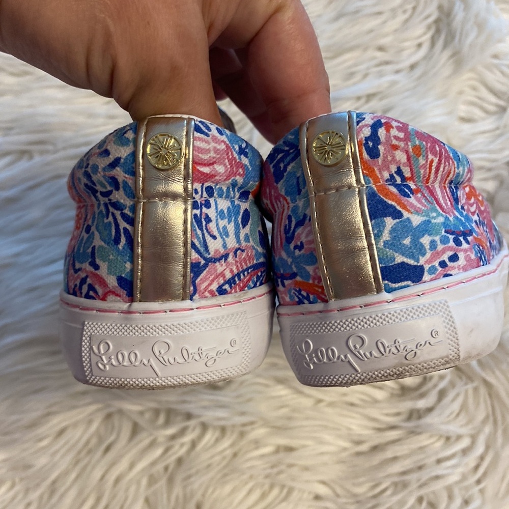 Lilly Pulitzer Shoes size 9 excellent condition see all photos perfect for summe - Picture 4 of 12